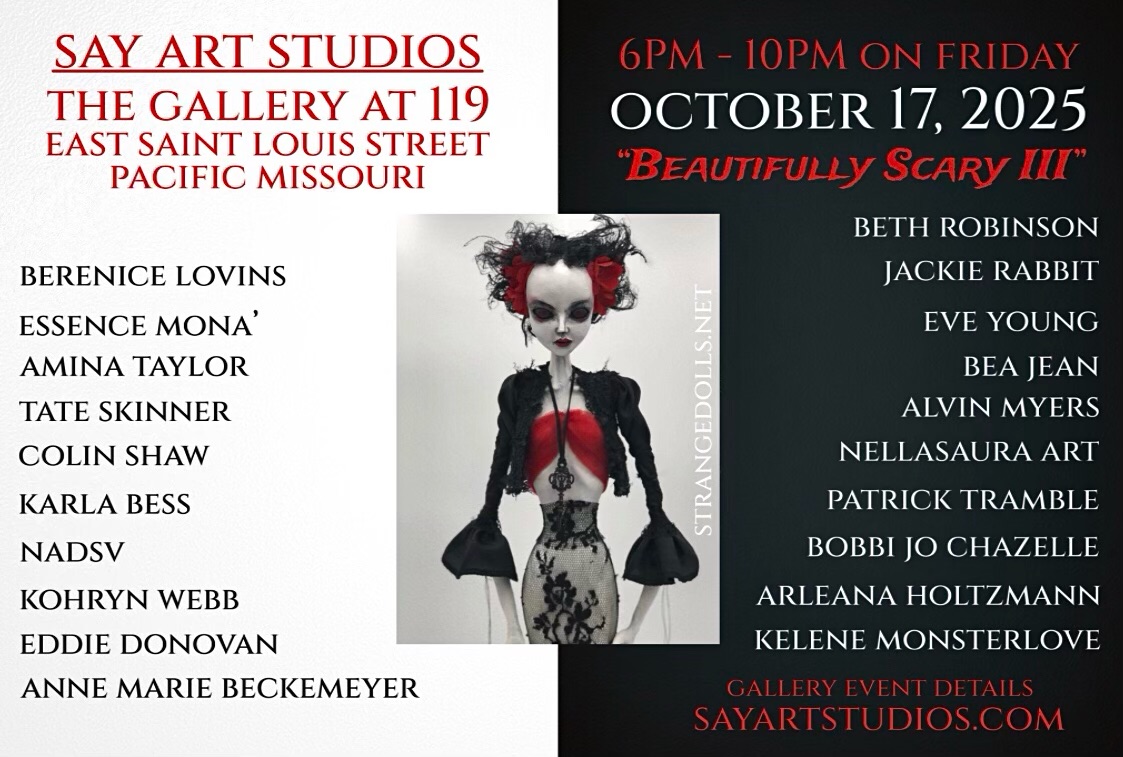 Beautifully Scary 3 Gallery Event Flyer
