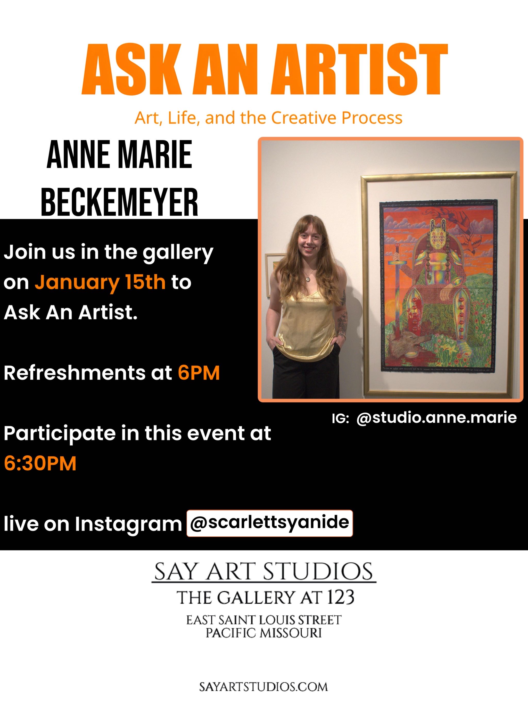 Ask An Artist - Anne Marie Beckemeyer
